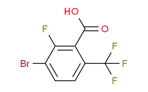 CAS No. 1980062-64-3, 3-Bromo-2-fluoro-6-(trifluoromethyl)benzoic acid