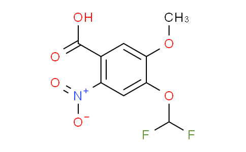 CAS No. 923170-53-0, 4-(Difluoromethoxy)-5-methoxy-2-nitrobenzoic acid