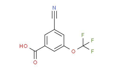 CAS No. 453565-91-8, 3-Cyano-5-trifluoromethoxybenzoic acid