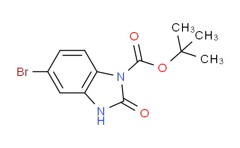 CAS No. 161468-56-0, tert-butyl 5-bromo-2-oxo-2,3-dihydro-1H-benzo[d]imidazole-1-carboxylate
