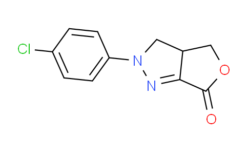 CAS No. 61364-03-2, 2-(4-chlorophenyl)-3a,4-dihydro-3H-furo[3,4-c]pyrazol-6-one