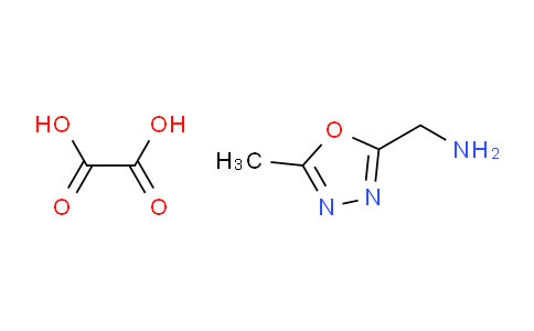 CAS No. 1187931-57-2, C-(5-Methyl-[1,3,4]oxadiazol-2-yl)-methylamine oxalate