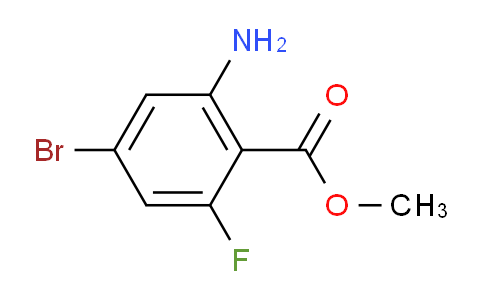 CAS No. 1698028-23-7, Methyl 2-amino-4-bromo-6-fluorobenzoate