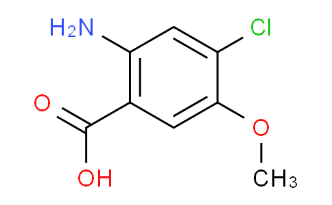 CAS No. 181434-76-4, 2-Amino-4-chloro-5-methoxybenzoic acid