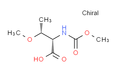 CAS No. 1007881-21-1, (2S,3R)-3-Methoxy-2-((Methoxycarbonyl)aMino)butanoic acid