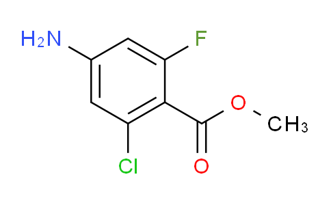 CAS No. 1365993-10-7, Methyl 4-amino-2-chloro-6-fluorobenzoate