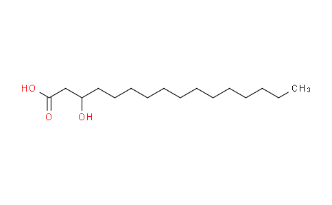 CAS No. 2398-34-7, 3-Hydroxy-hexadecanoic acid