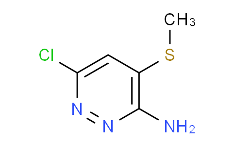 CAS No. 896740-03-7, 6-Chloro-4-(methylthio)pyridazin-3-amine