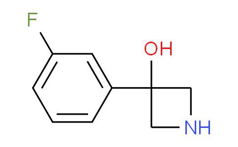 CAS No. 1335049-29-0, 3-(3-Fluorophenyl)azetidin-3-ol