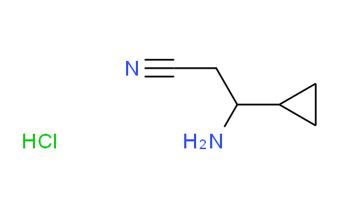 CAS No. 1270405-54-3, 3-Amino-3-cyclopropylpropanenitrile hydrochloride