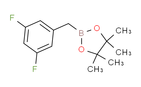 CAS No. 1392150-21-8, 2-[(3,5-Difluorophenyl)methyl]-4,4,5,5-tetramethyl-1,3,2-dioxaborolane