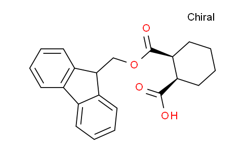 CAS No. 312965-06-3, (1R,2S)-2-(((9H-fluoren-9-yl)methoxy)carbonyl)cyclohexanecarboxylic acid
