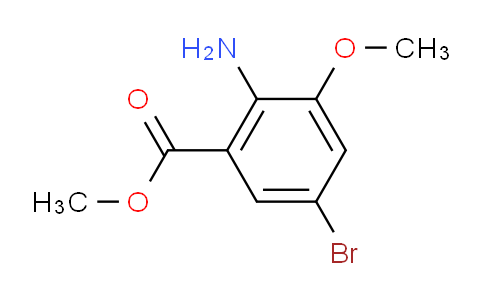 CAS No. 115378-21-7, Methyl 2-amino-5-bromo-3-methoxybenzoate