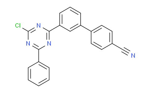 CAS No. 2260561-71-3, 3'-(4-Chloro-6-phenyl-1,3,5-triazin-2-yl)-[1,1'-biphenyl]-4-carbonitrile