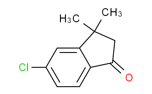 CAS No. 30428-23-0, 5-Chloro-3,3-dimethylindan-1-one