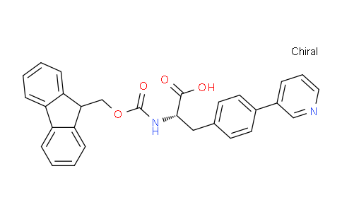 CAS No. 352525-25-8, N-Fmoc-4-(3-pyridinyl)-L-phenylalanine
