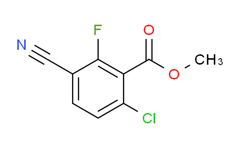 CAS No. 1805111-00-5, Methyl 3-cyano-6-chloro-2-fluorobenzoate