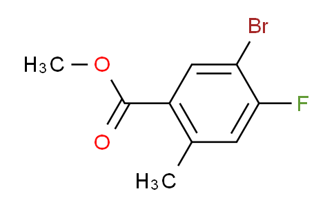CAS No. 1564624-36-7, Methyl 5-bromo-4-fluoro-2-methylbenzoate