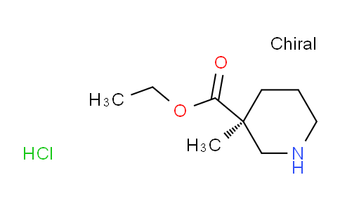 CAS No. 1965305-35-4, (S)-3-Methyl-piperidine-3-carboxylic acid ethyl ester hydrochloride