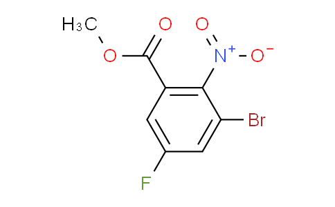 CAS No. 1805504-03-3, Methyl 3-bromo-5-fluoro-2-nitrobenzoate