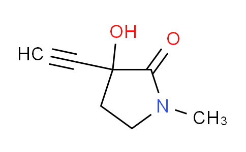CAS No. 1202769-93-4, 3-Ethynyl-3-hydroxy-1-methylpyrrolidin-2-one