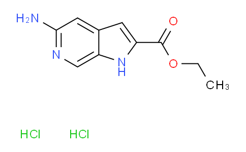 CAS No. 1127423-83-9, ethyl 5-amino-1H-pyrrolo[2,3-c]pyridine-2-carboxylate dihydrochloride