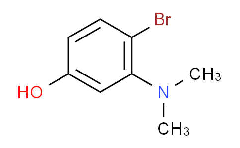 CAS No. 1243354-86-0, 4-Bromo-3-(dimethylamino)phenol