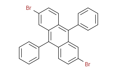 CAS No. 528609-98-5, 2,6-Dibromo-9,10-diphenylanthracene