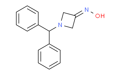 CAS No. 40569-56-0, N-benzhydryl-3-(hydroxyimino)azetidine