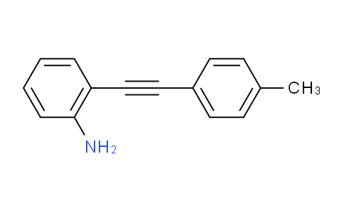 CAS No. 124643-45-4, 2-(p-Tolylethynyl)aniline