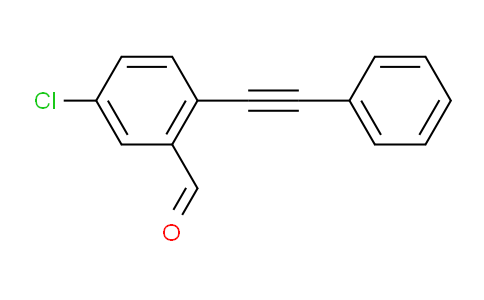 CAS No. 1186603-47-3, 5-Chloro-2-(phenylethynyl)benzaldehyde