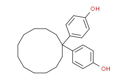 CAS No. 29651-54-5, 4,4'-(Cyclododecane-1,1-diyl)diphenol