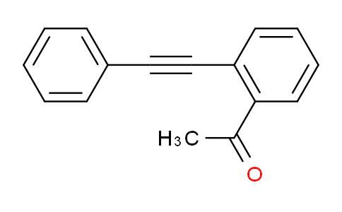CAS No. 171258-08-5, 1-(2-(Phenylethynyl)phenyl)ethanone