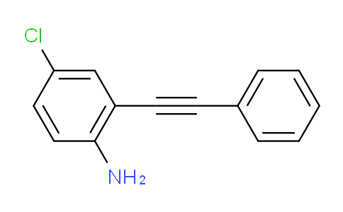 CAS No. 928782-97-2, 4-Chloro-2-(phenylethynyl)aniline
