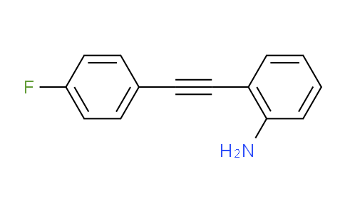 CAS No. 1173153-20-2, 2-((4-Fluorophenyl)ethynyl)aniline