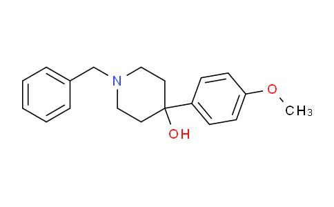CAS No. 6717-00-6, 1-BENZYL-4-(4-METHOXY-PHENYL)-PIPERIDIN-4-OL