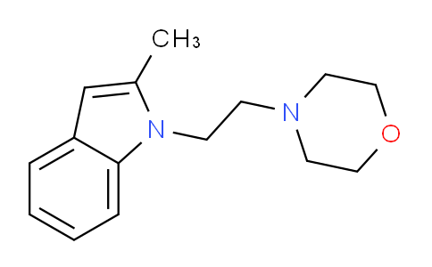 CAS No. 103608-37-3, 4-[2-(2-methylindol-1-yl)ethyl]morpholine