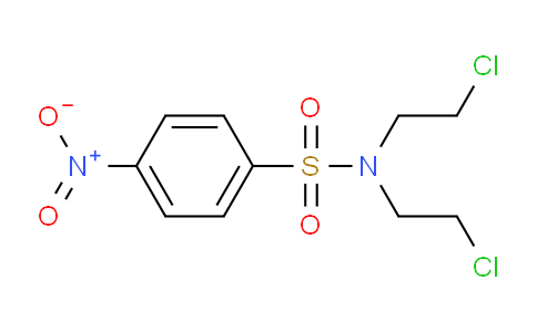 CAS No. 90876-33-8, N,N-bis(2-chloroethyl)-4-nitro-benzenesulfonamide