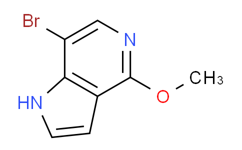 CAS No. 446284-60-2, 7-bromo-4-methoxy-1H-pyrrolo[3,2-c]pyridine