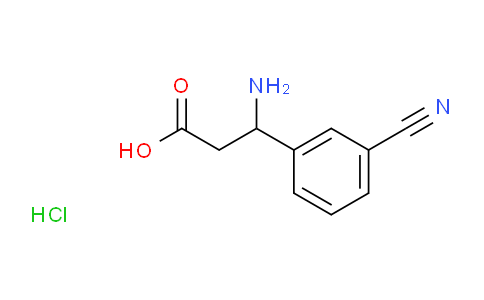 CAS No. 1810069-92-1, 3-Amino-3-(3-cyanophenyl)propanoic acid hydrochloride