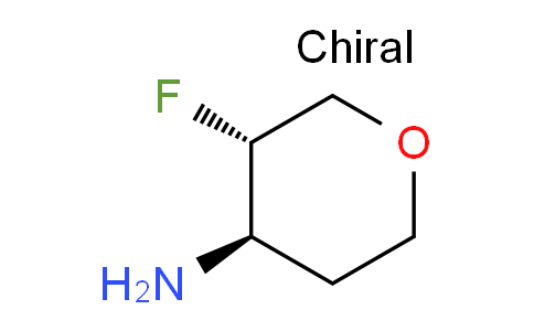CAS No. 1631027-09-2, trans-3-fluorooxan-4-amine