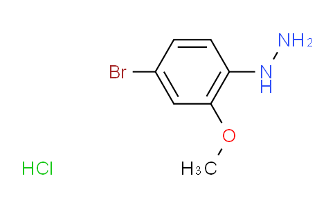 CAS No. 1353636-61-9, (4-Bromo-2-methoxyphenyl)hydrazine hydrochloride