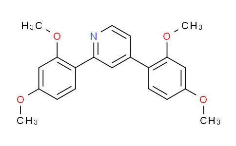 CAS No. 1592413-45-0, 2,4-Bis(2,4-dimethoxyphenyl)pyridine