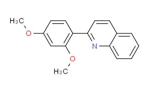 CAS No. 52497-00-4, 2-(2,4-Dimethoxyphenyl)quinoline
