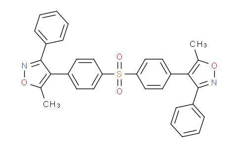 CAS No. 2338845-31-9, 4,4'-(sulfonylbis(4,1-phenylene))bis(5-methyl-3-phenylisoxazole)