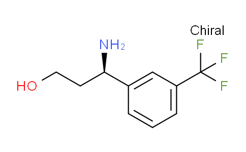 CAS No. 1213882-28-0, (3R)-3-amino-3-[3-(trifluoromethyl)phenyl]propan-1-ol
