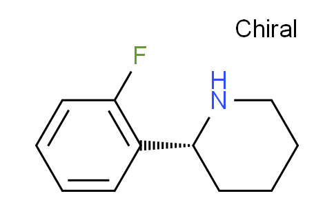 CAS No. 1228568-36-2, (R)-2-(2-fluorophenyl)piperidine