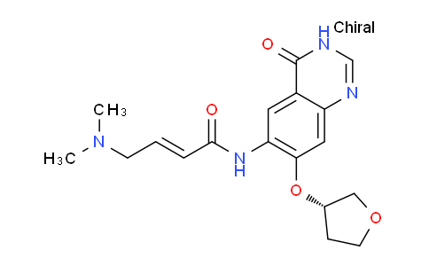 CAS No. 1456696-14-2, (2E)-N-[3,4-Dihydro-4-oxo-7-[[(3S)-tetrahydro-3-furanyl]oxy]-6-quinazolinyl]-4-(dimethylamino)-2-butenamide