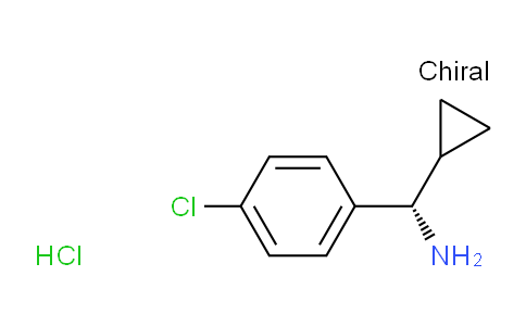 CAS No. 1310923-26-2, (S)-(4-chlorophenyl)(cyclopropyl)methanamine hydrochloride