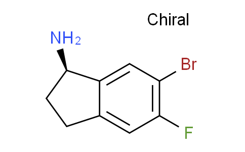 CAS No. 1272754-13-8, (R)-6-bromo-5-fluoro-2,3-dihydro-1H-inden-1-amine